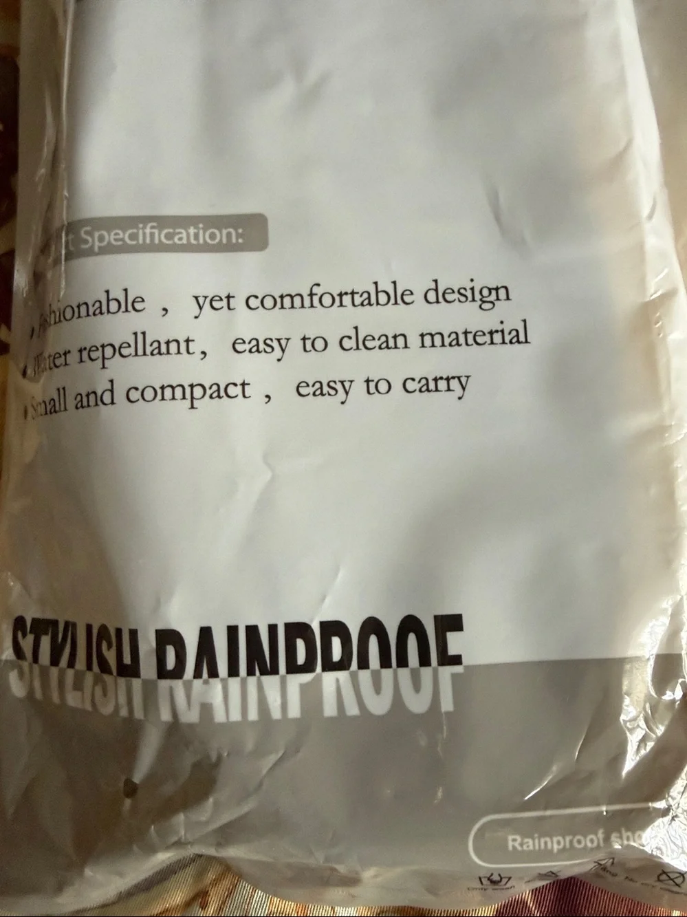 Men’s Waterproof Rain Shoe Cover